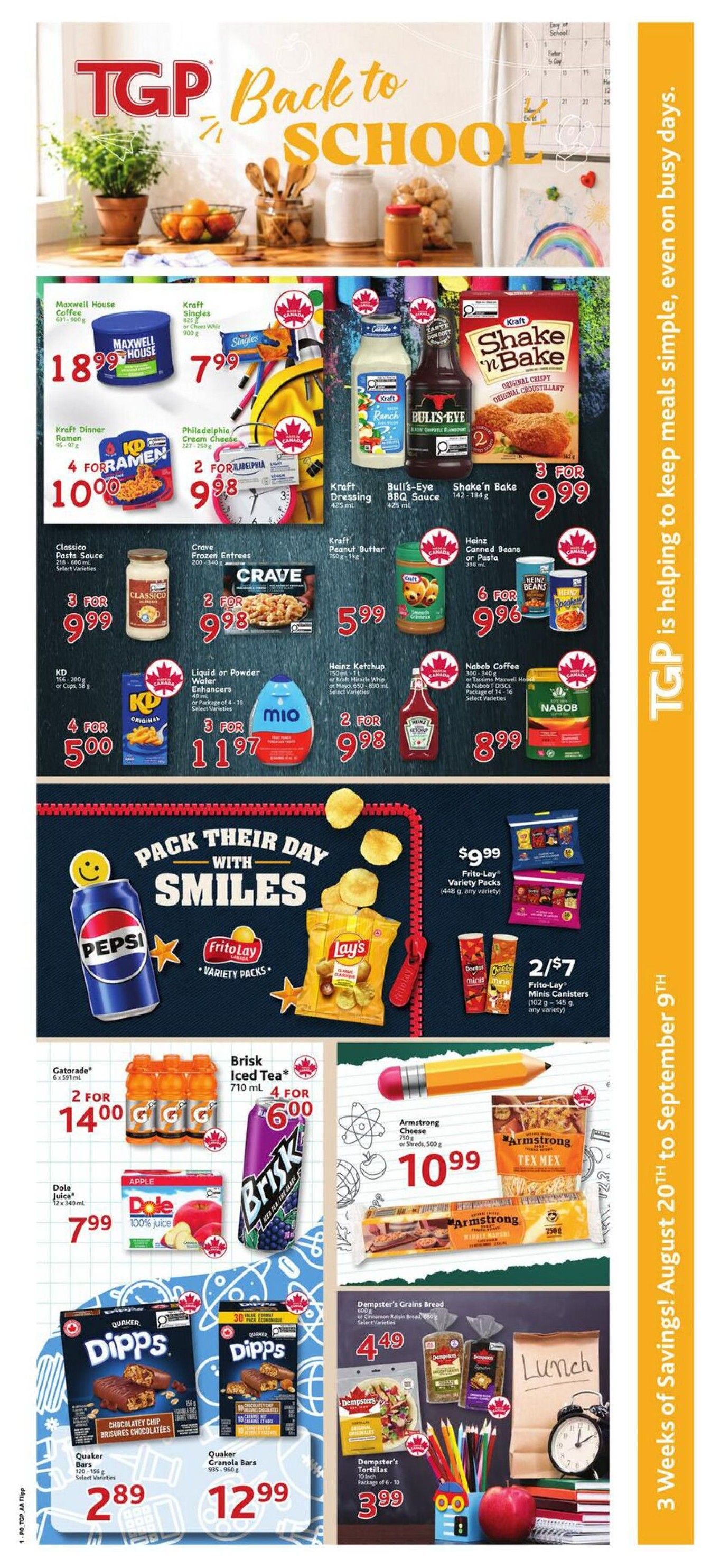 TGP The Grocery People Flyer September 3 to 9