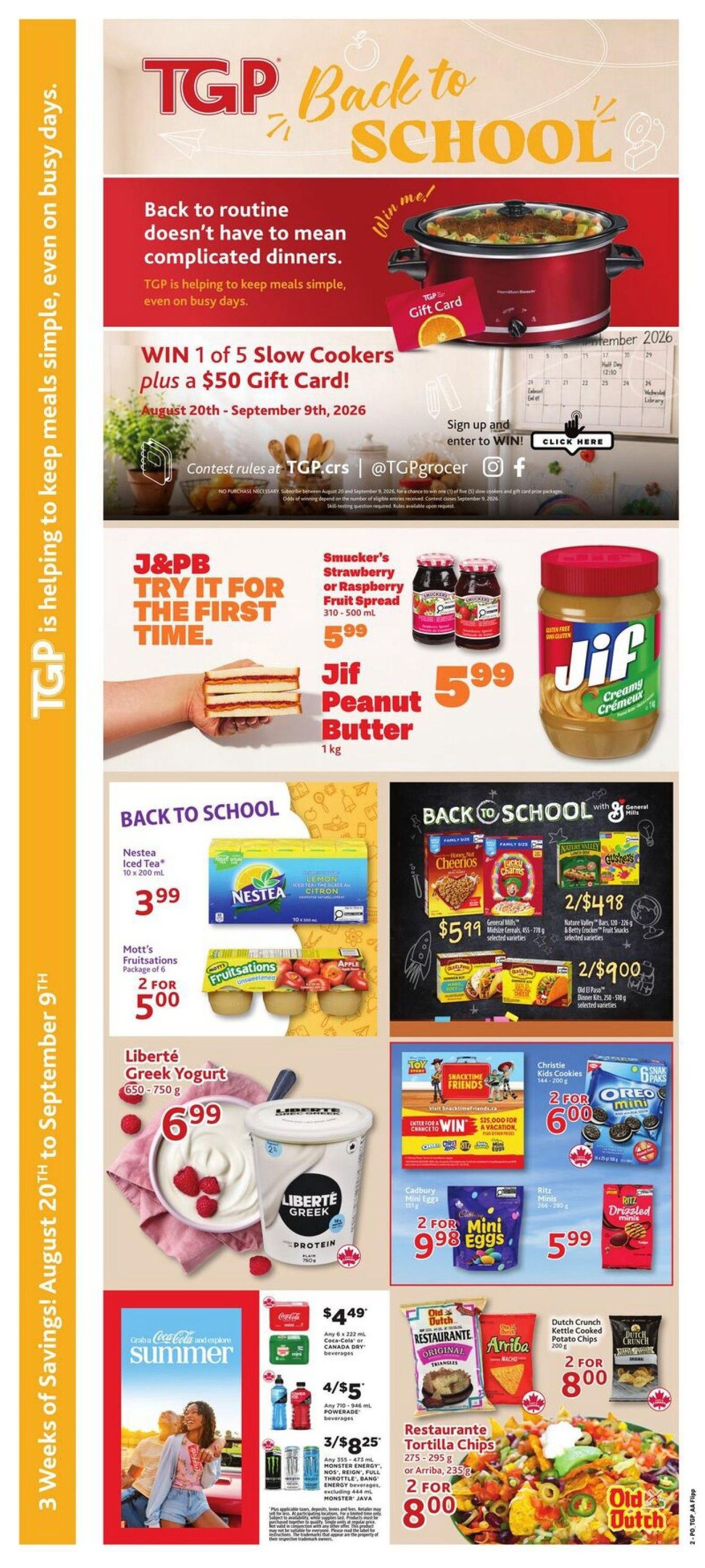 TGP The Grocery People Flyer September 3 to 9