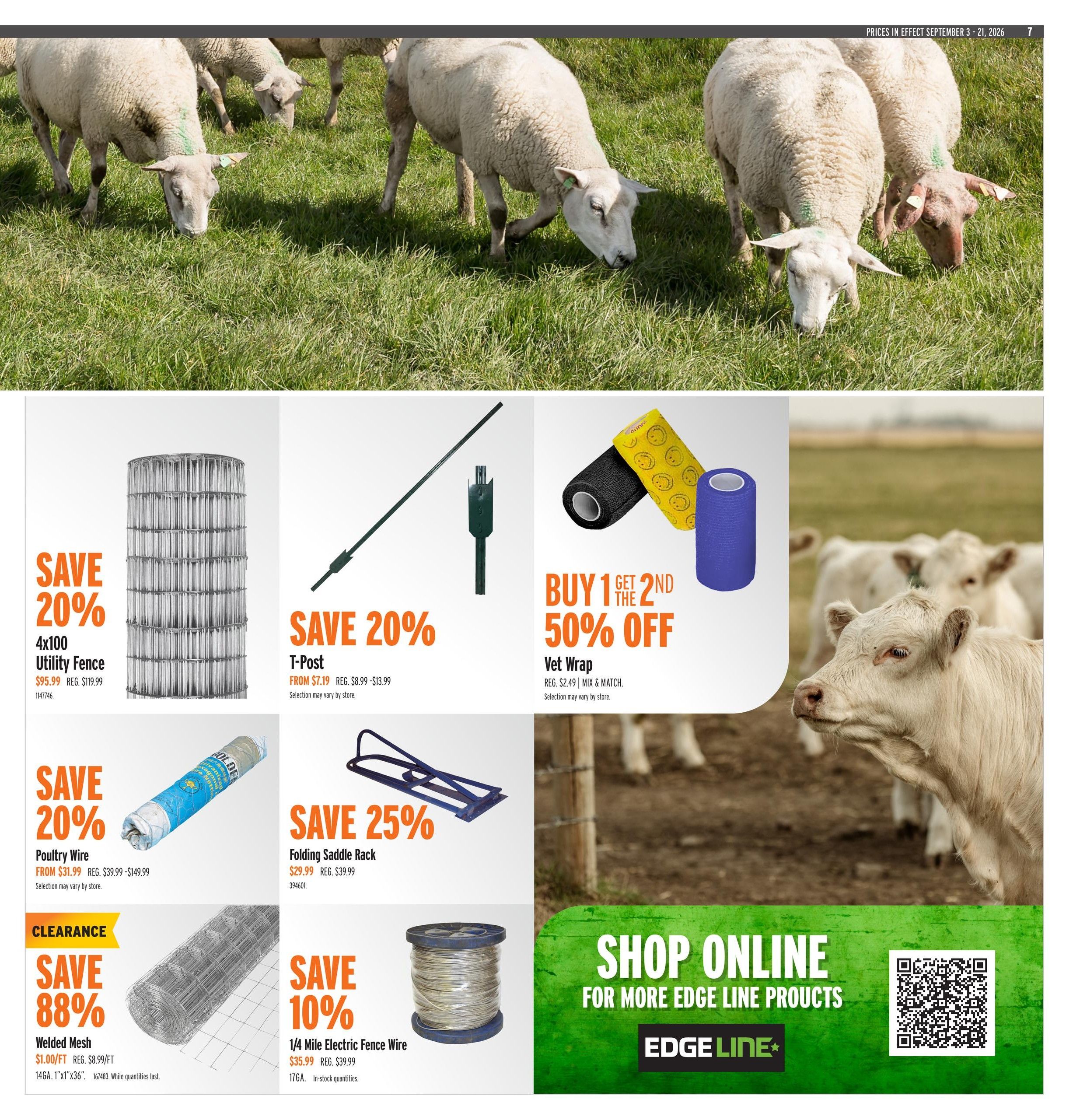 UFA Co-operative Limited Flyer September 3 to 21