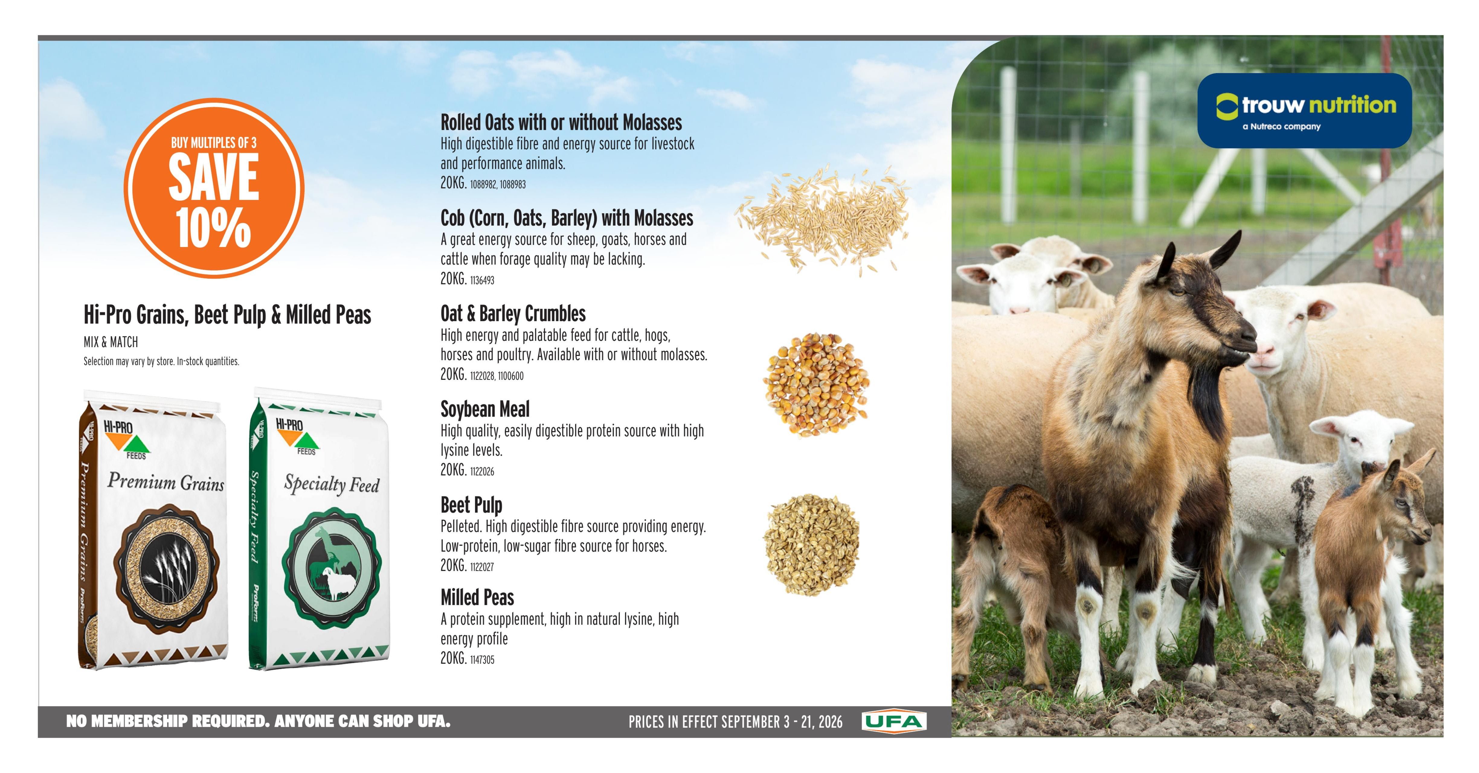 UFA Co-operative Limited Flyer September 3 to 21