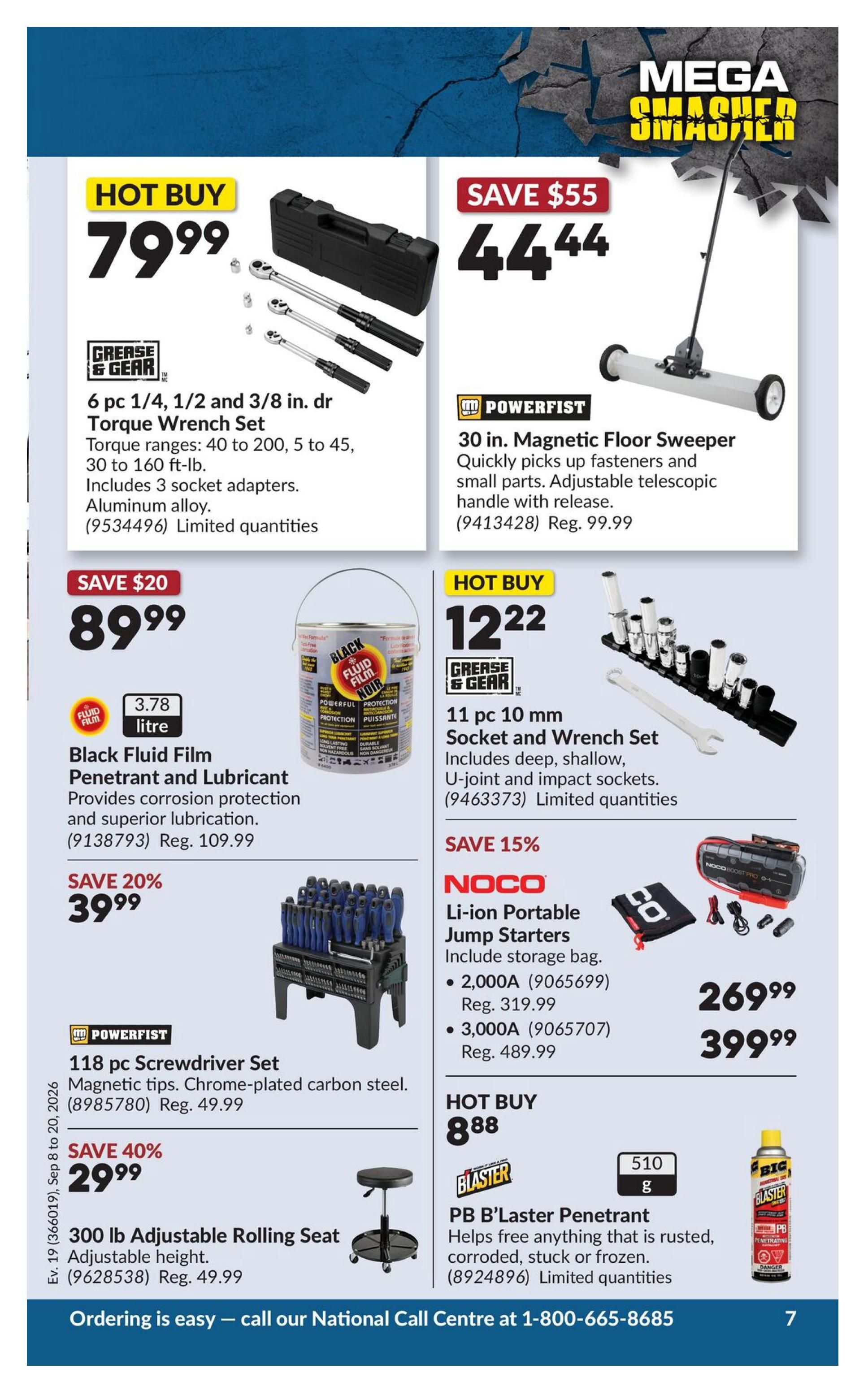 Princess Auto Flyer September 8 to 20