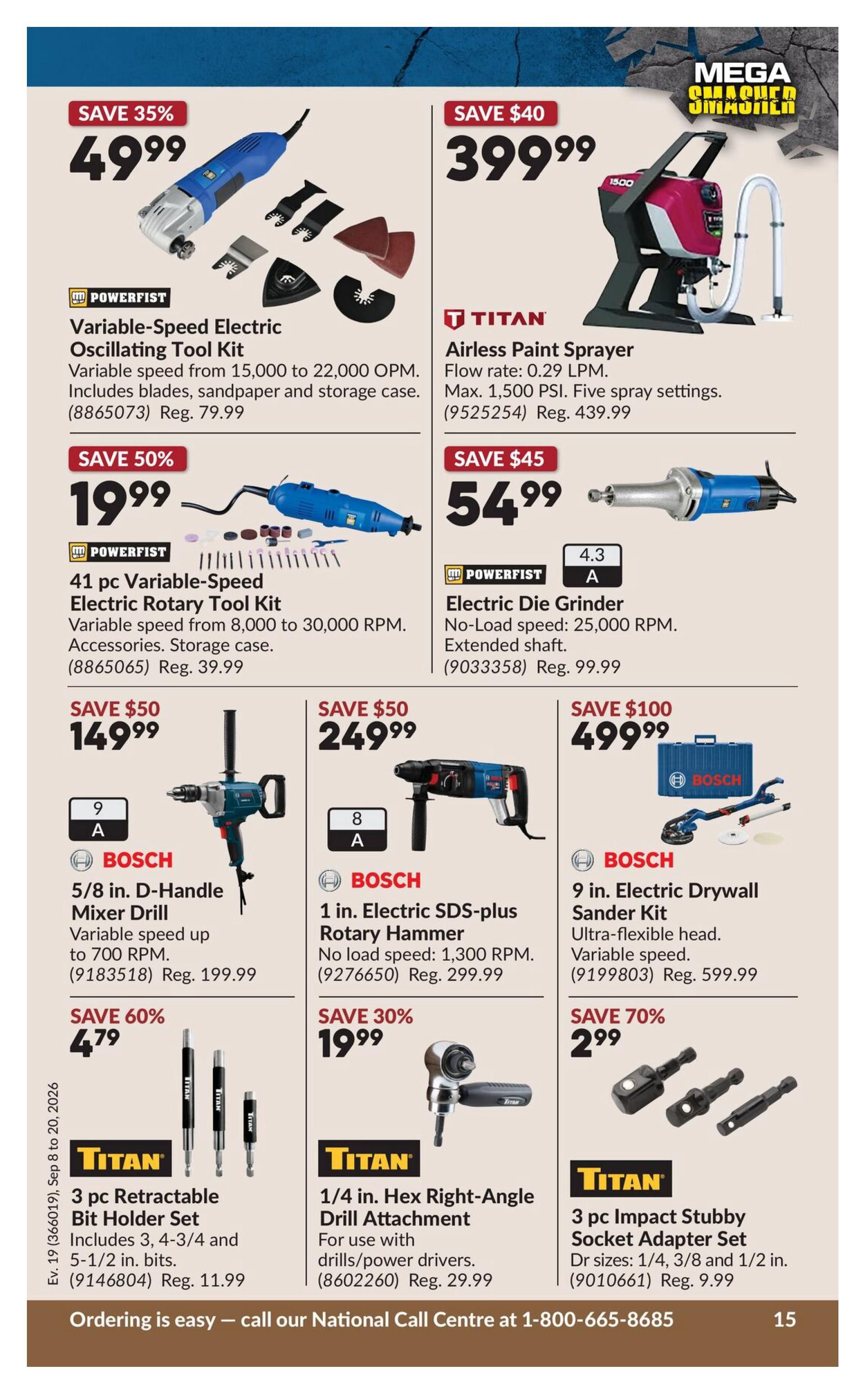 Princess Auto Flyer September 8 to 20