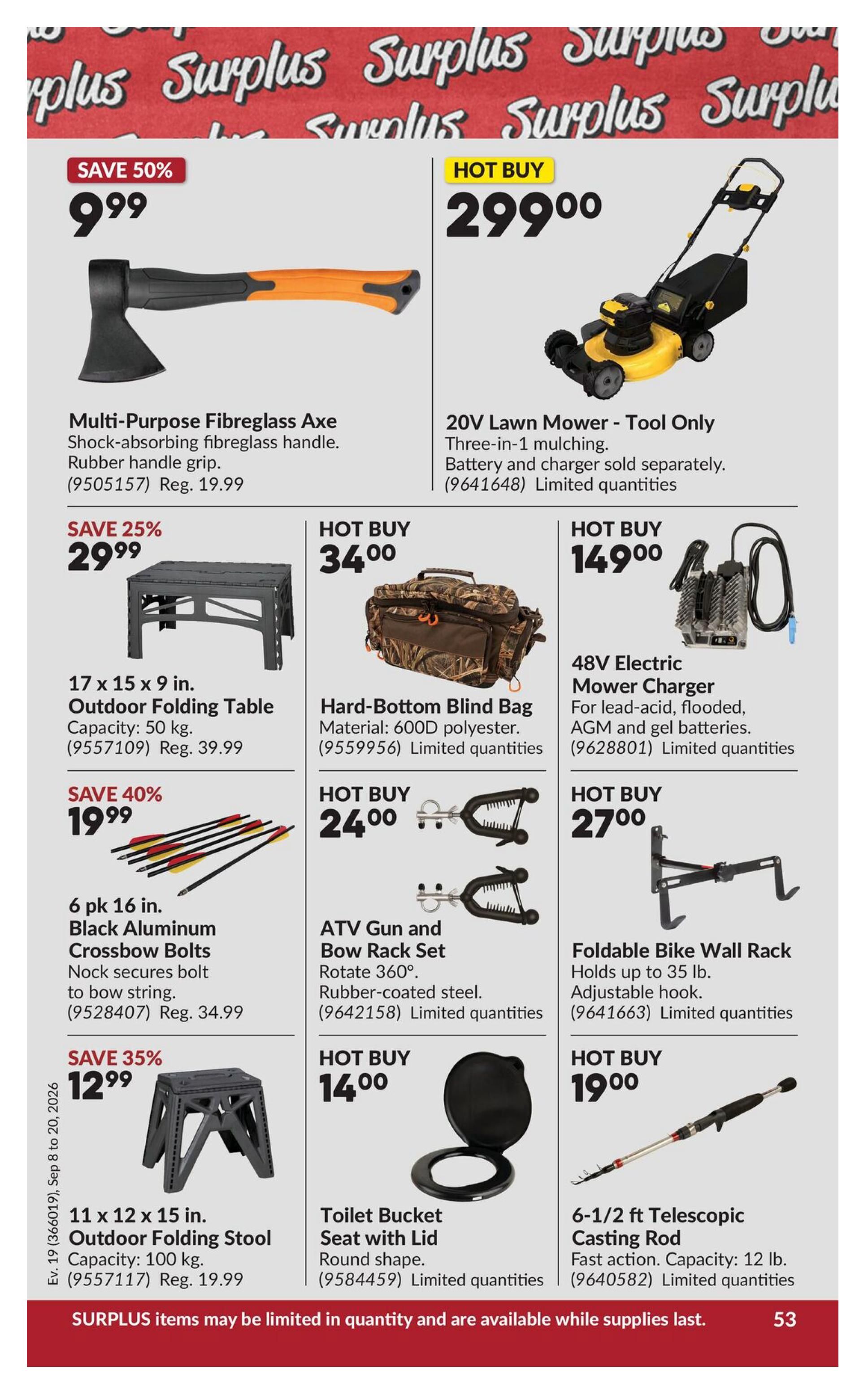 Princess Auto Flyer September 8 to 20