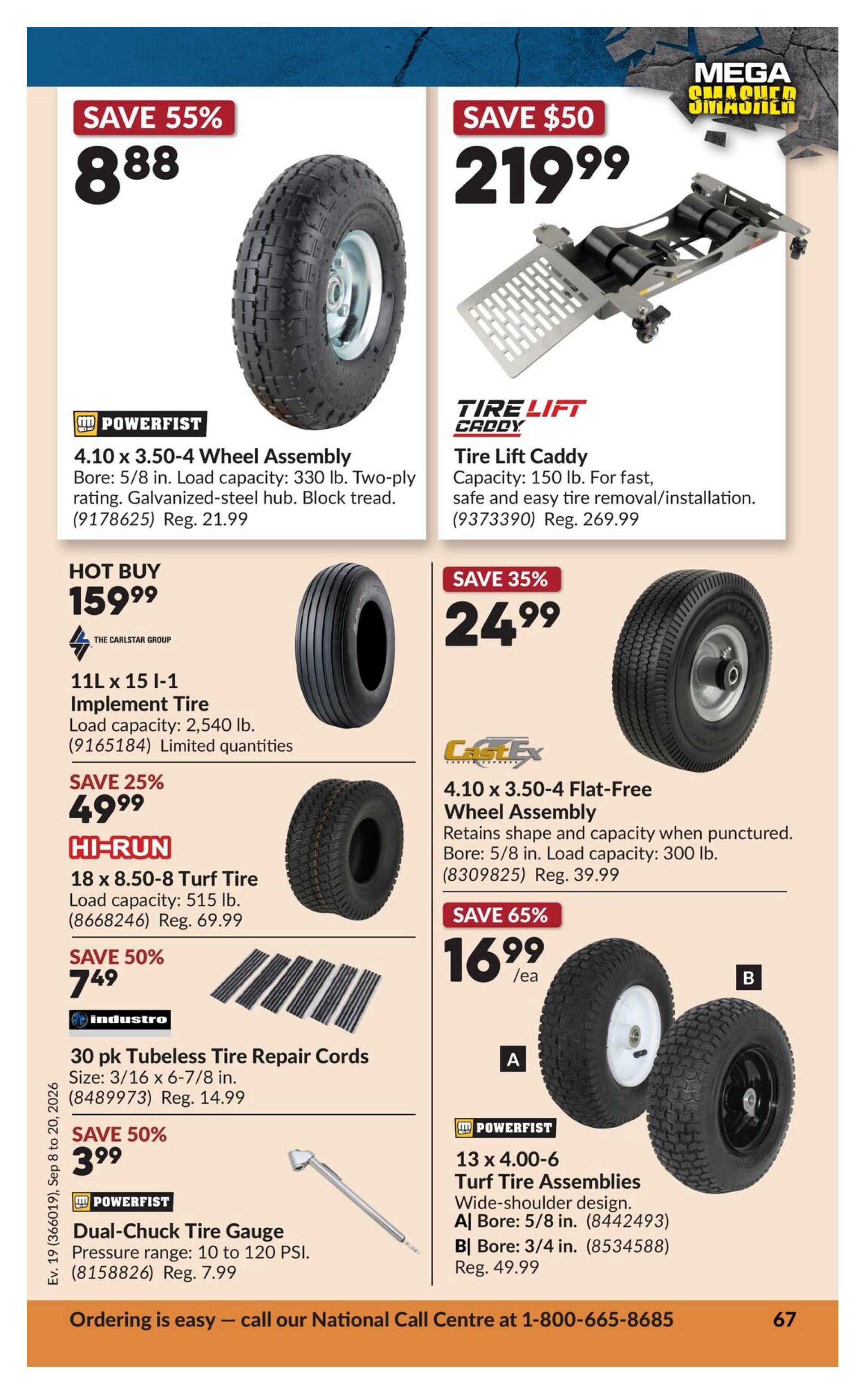 Princess Auto Flyer September 8 to 20