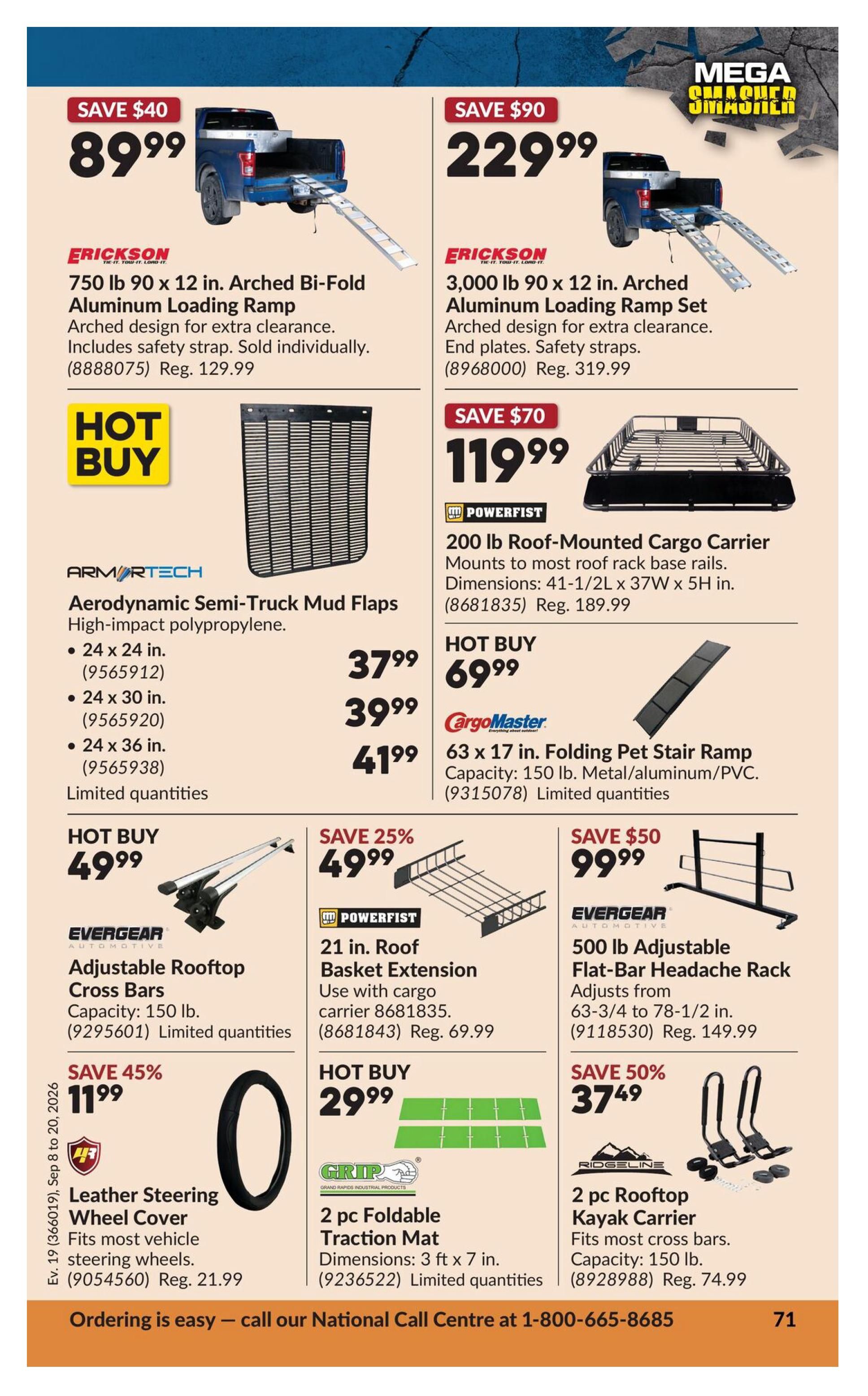 Princess Auto Flyer September 8 to 20
