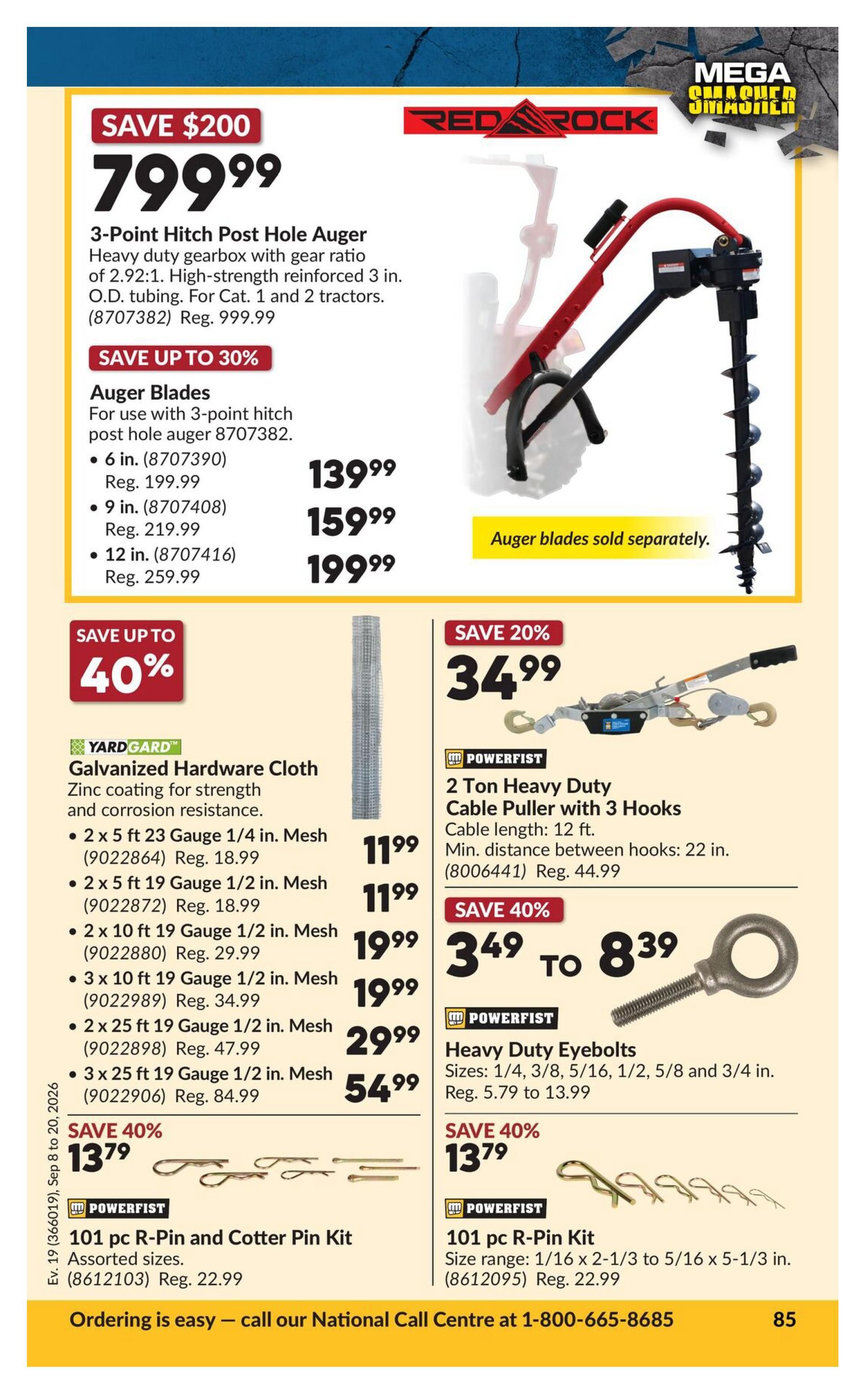 Princess Auto Flyer September 8 to 20