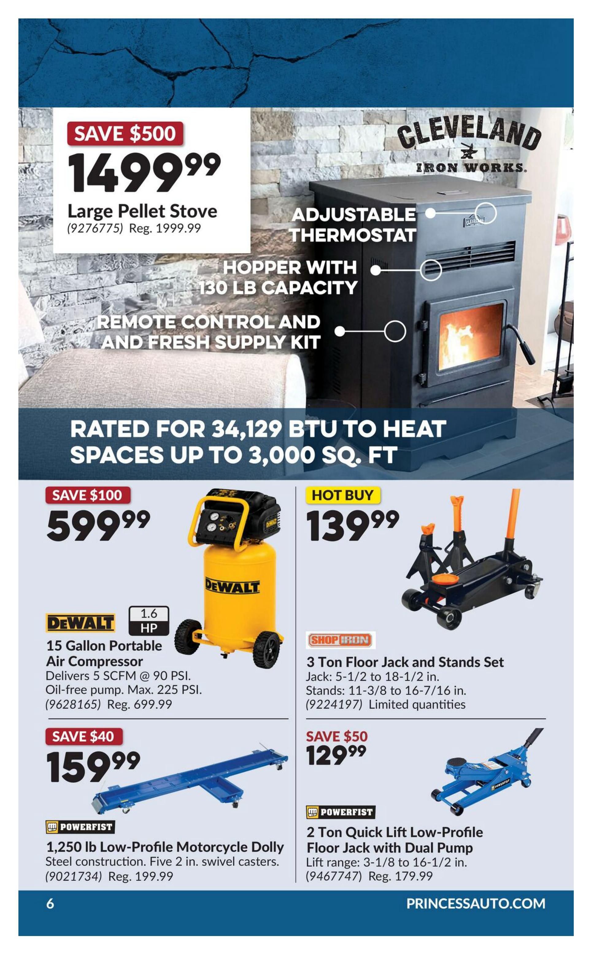 Princess Auto Flyer September 8 to 20