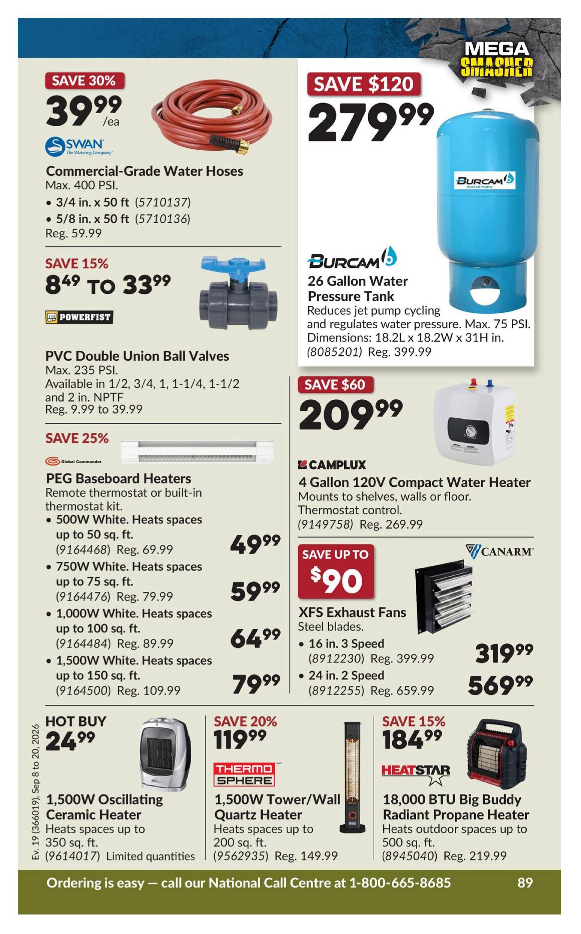 Princess Auto Flyer September 8 to 20