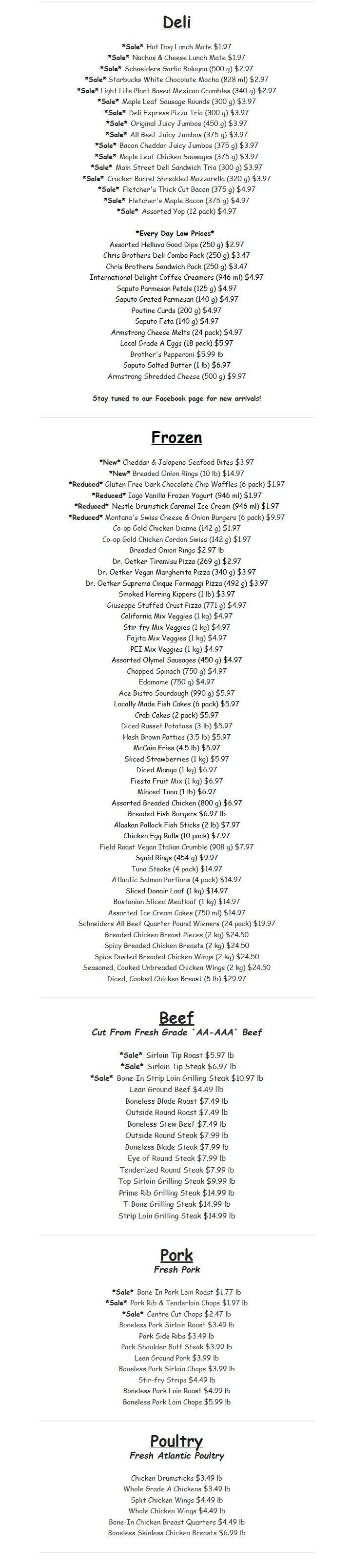 Gateway Meat Market Flyer September 3 to 9