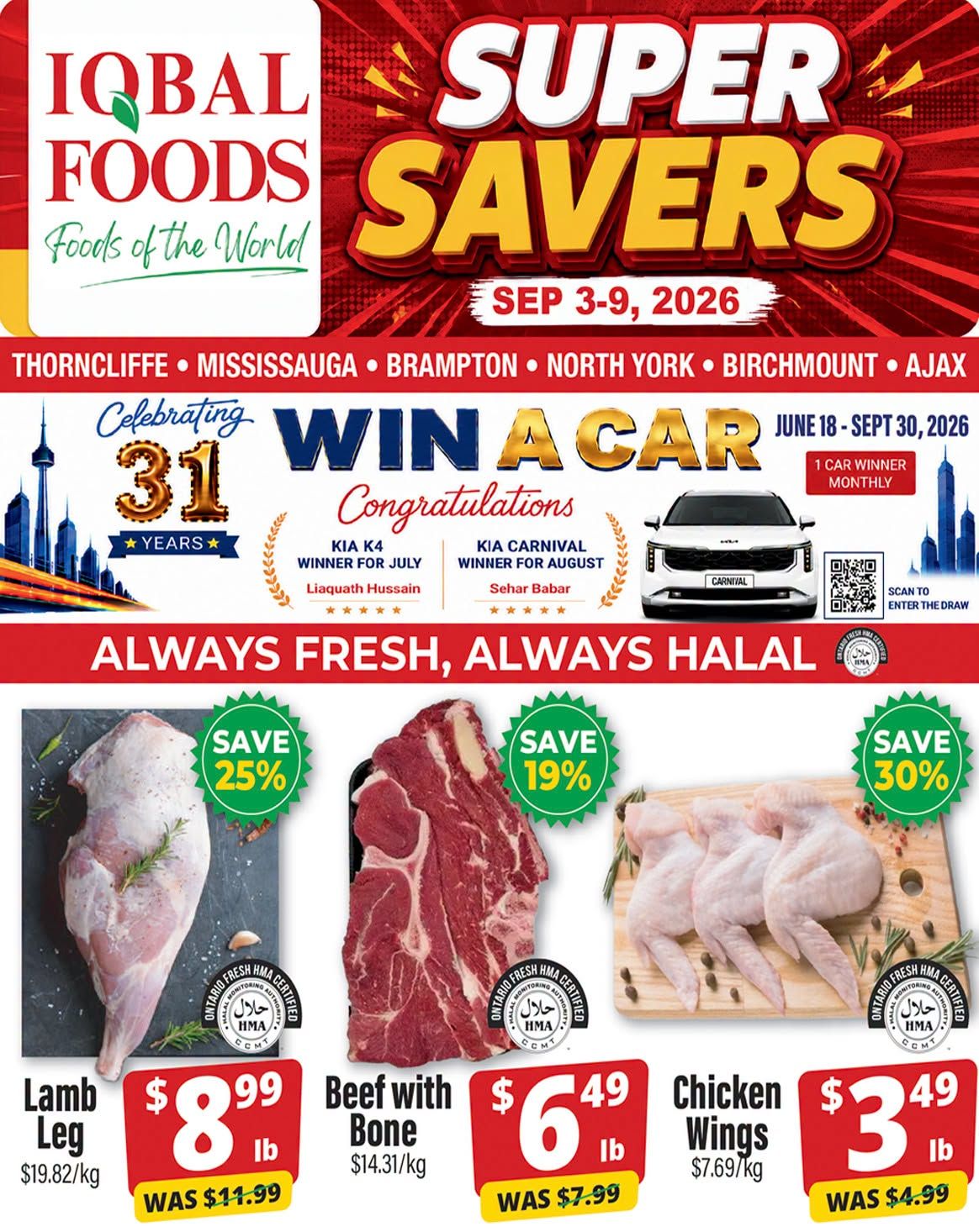 Iqbal Foods Flyer September 3 to 9