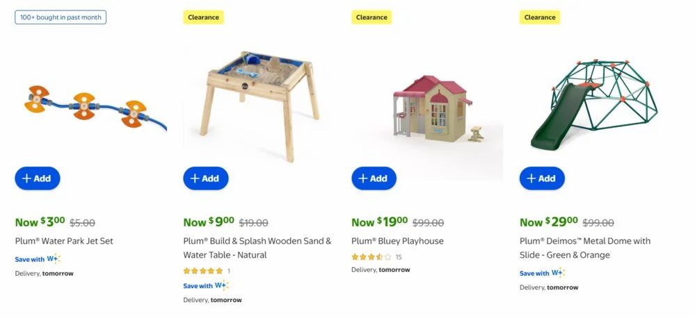 Walmart: Plum Play On Clearance starting at $3.00 Walmart: Plum Play On Clearance starting at $3.00