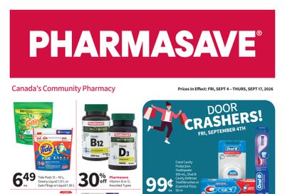 Pharmasave (ON & West) Flyer September 4 to 17