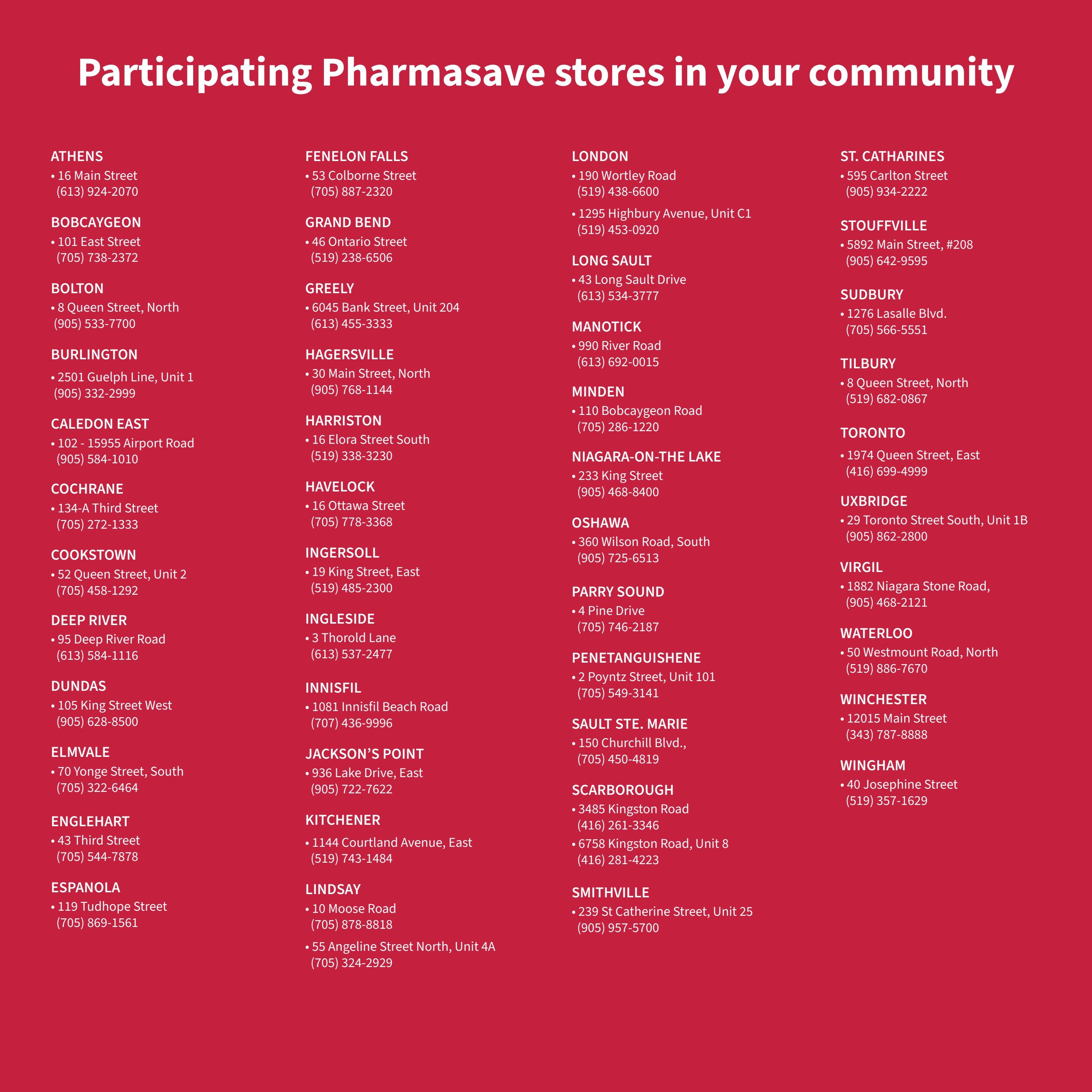 Pharmasave (ON & West) Flyer September 4 to 17