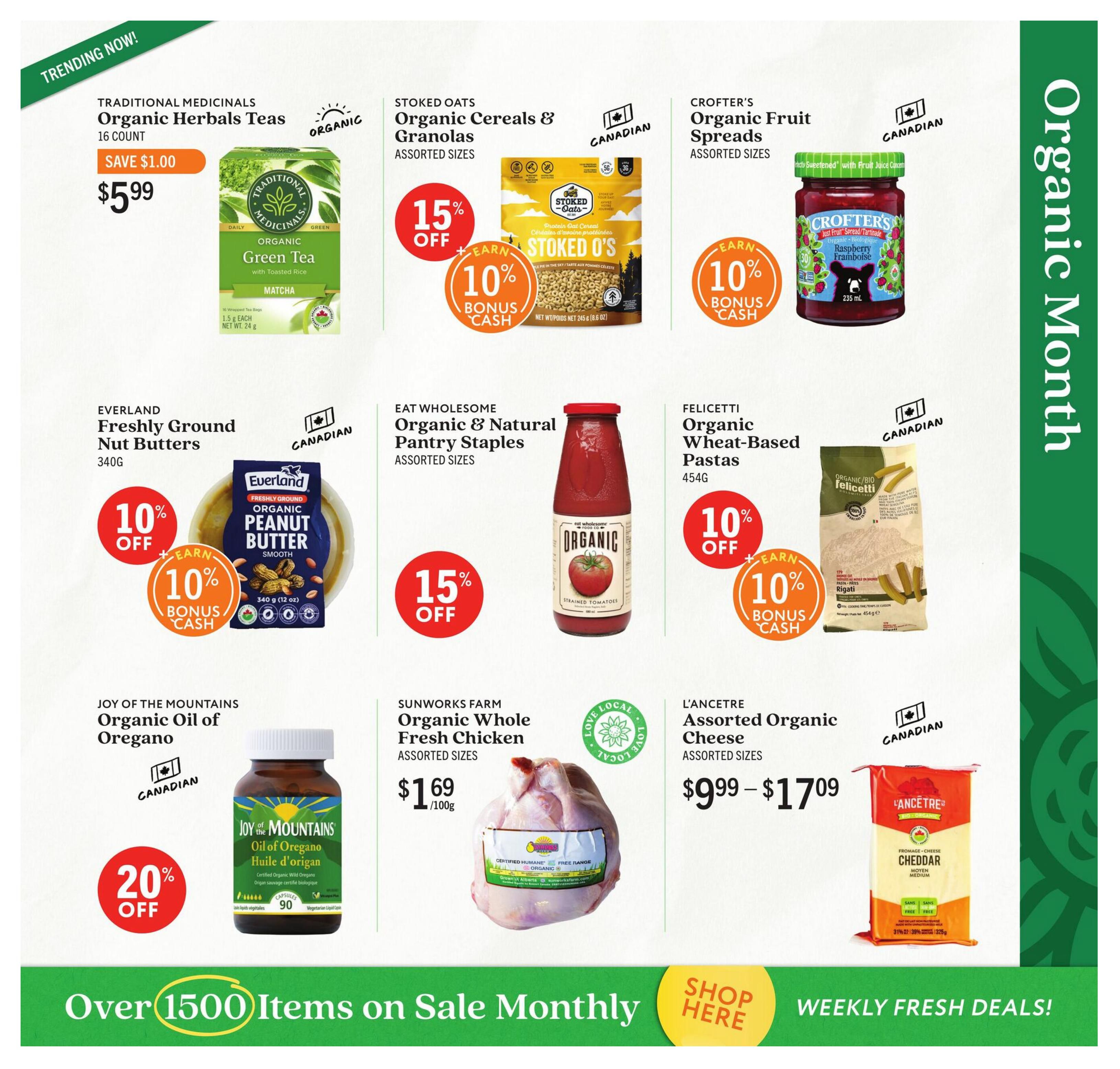 Community Natural Foods Flyer September 3 to 30
