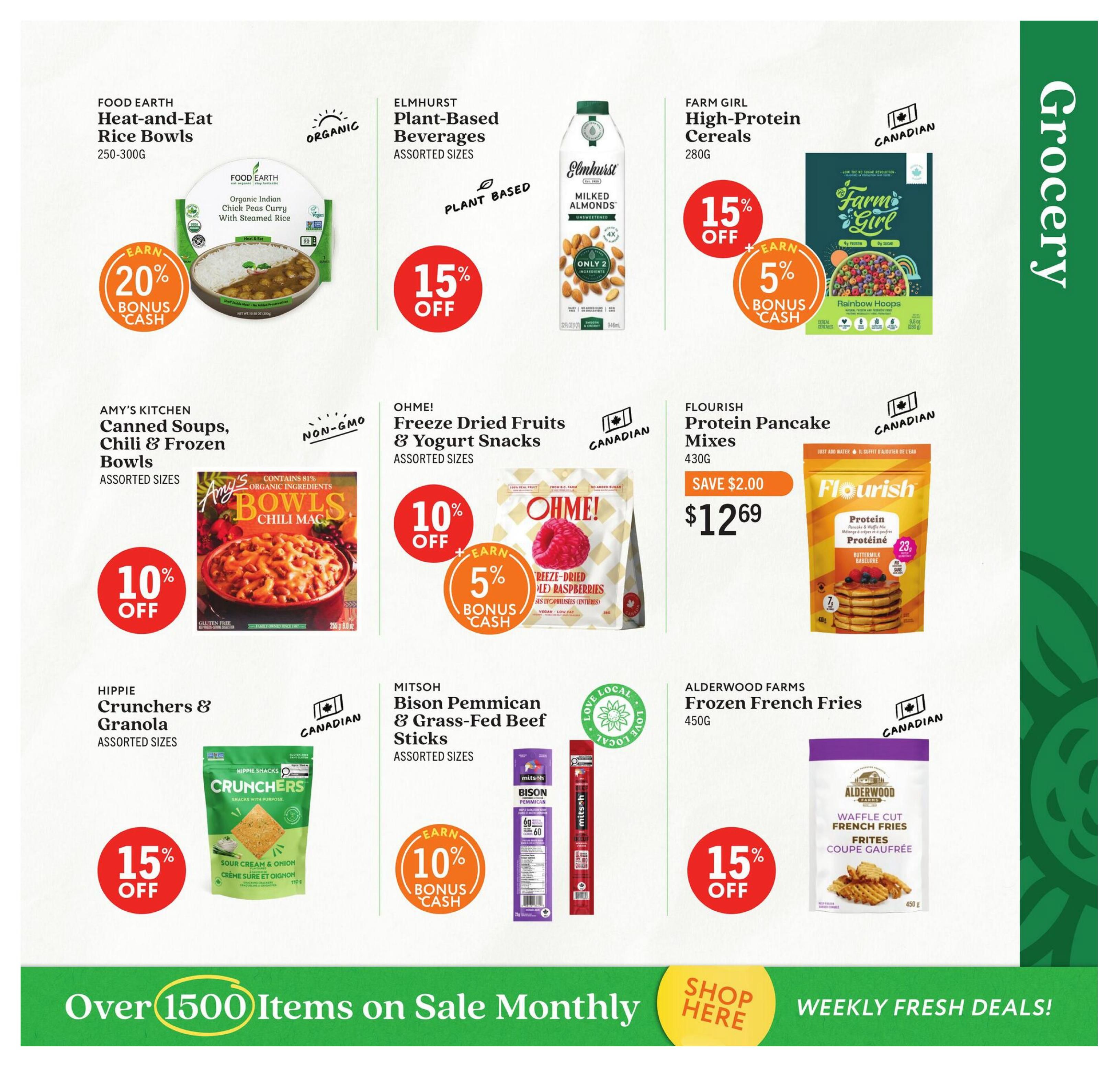 Community Natural Foods Flyer September 3 to 30