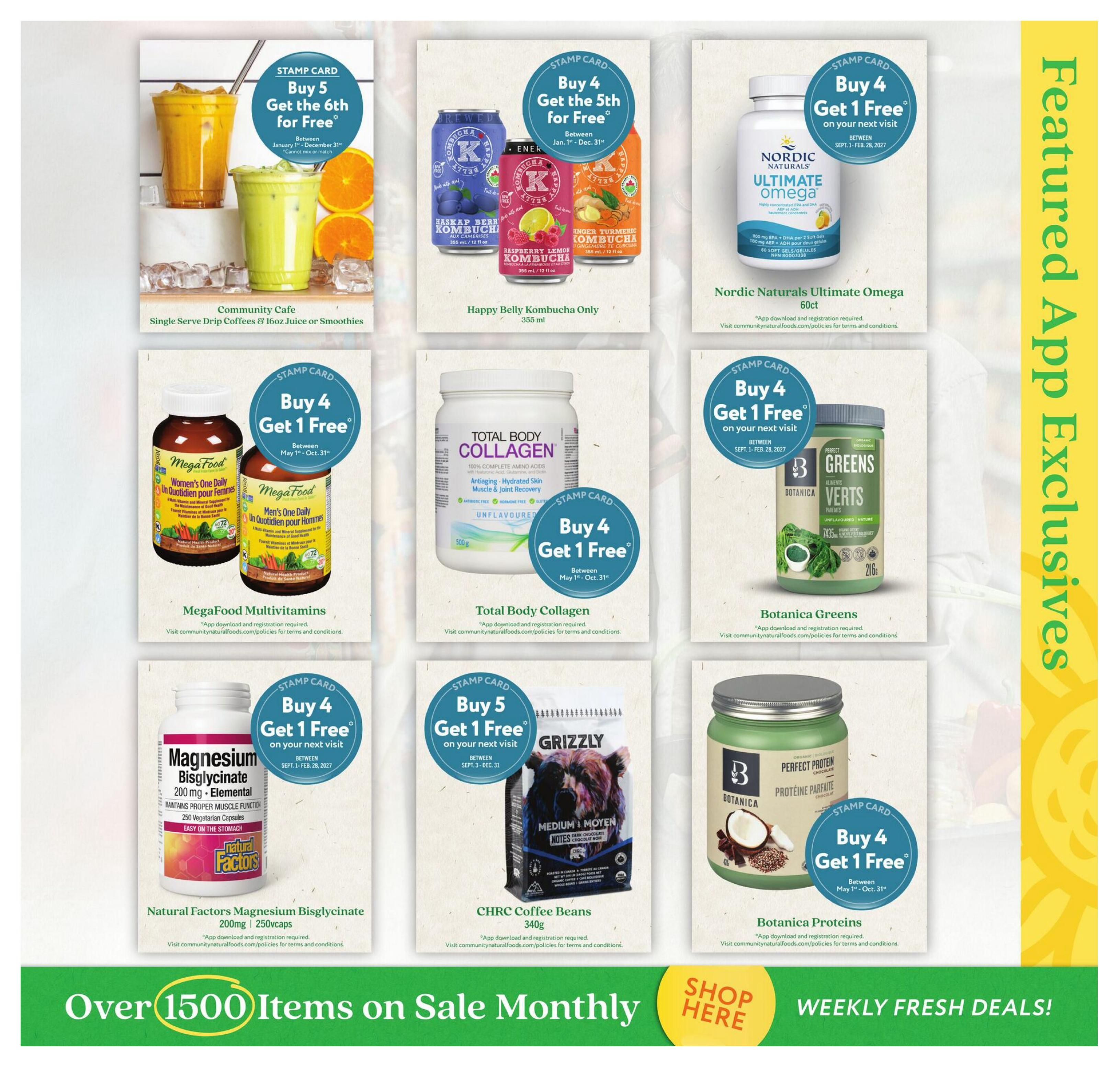 Community Natural Foods Flyer September 3 to 30