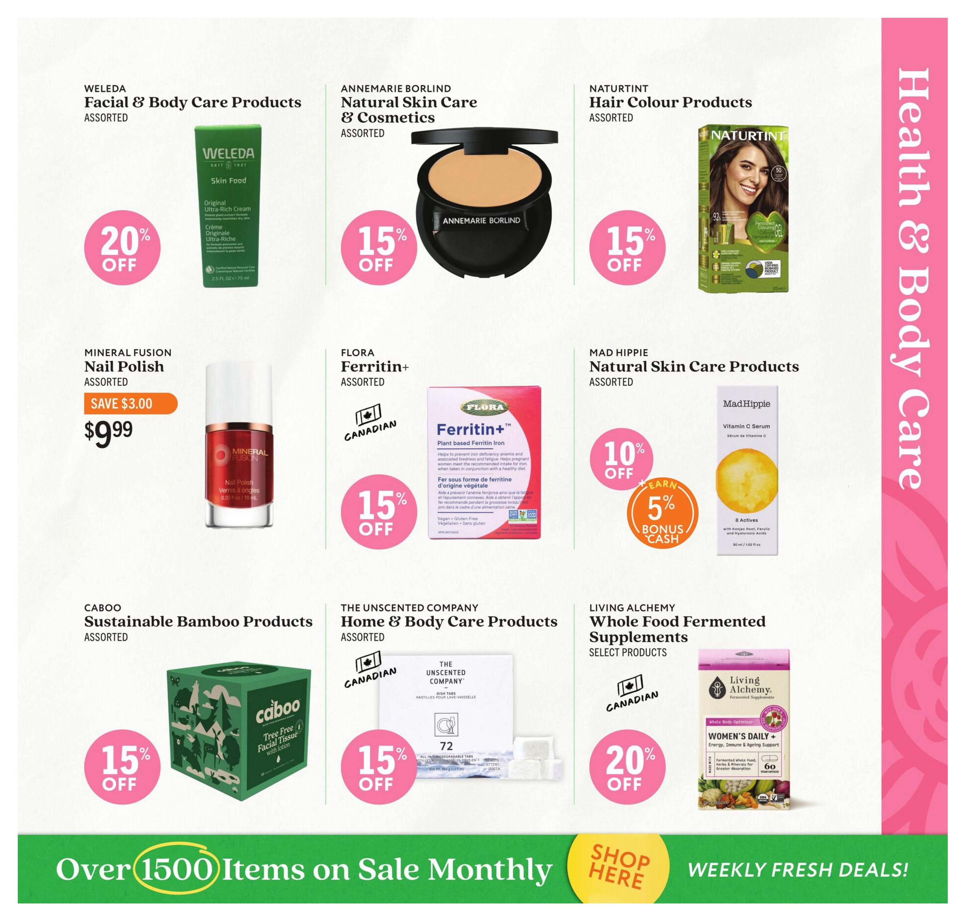Community Natural Foods Flyer September 3 to 30