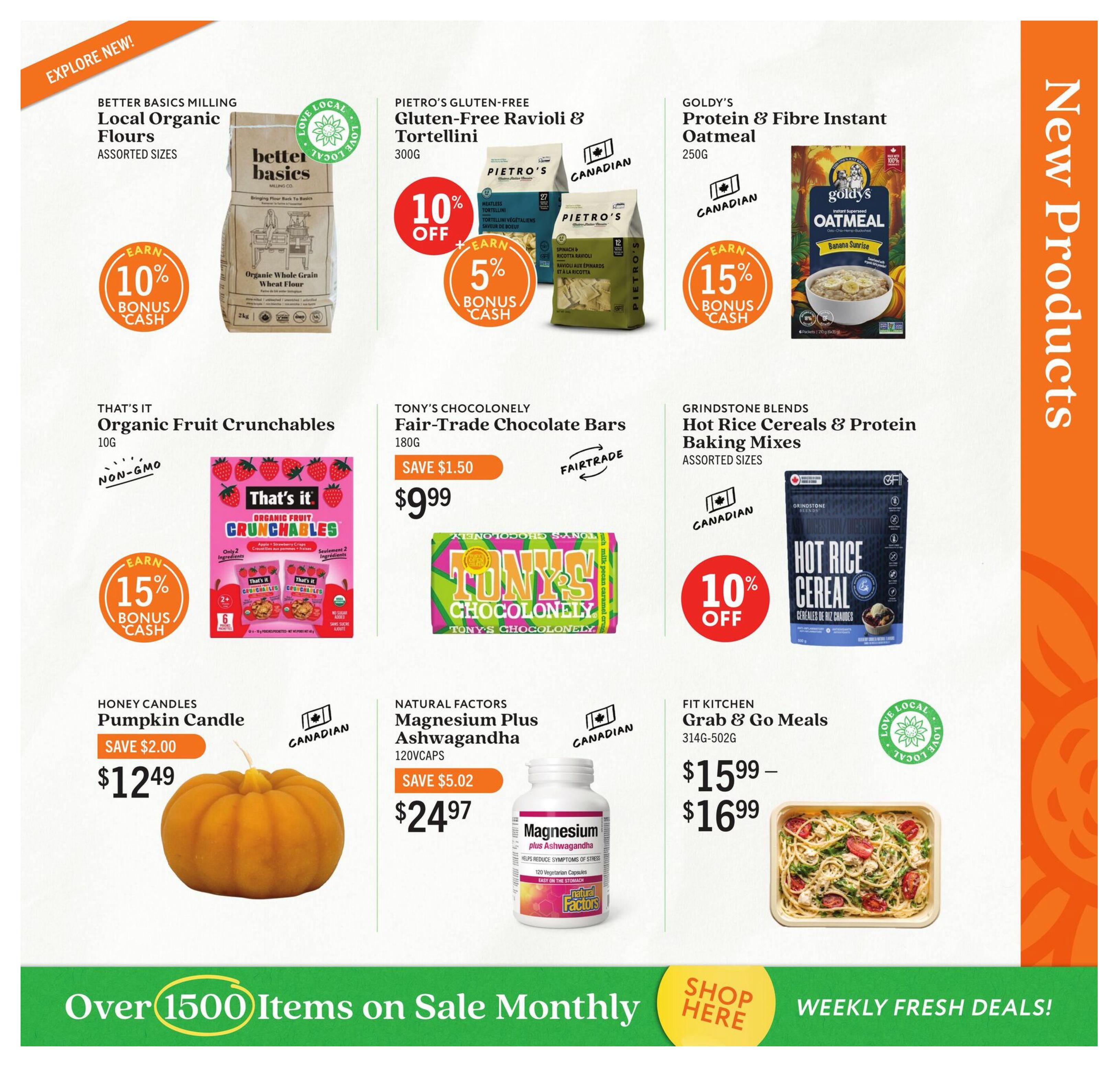 Community Natural Foods Flyer September 3 to 30