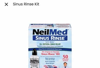 Real Canadian Superstore: NeilMed Sinus Rinse Kit or Premixed Packets $1.30/$1.40 (reg. $22.49) YMMV