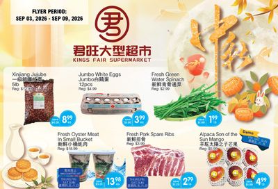 Kings Fair Supermarket Flyer September 3 to 9