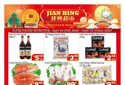 Jian Hing Supermarket (North York) Flyer September 4 to 10
