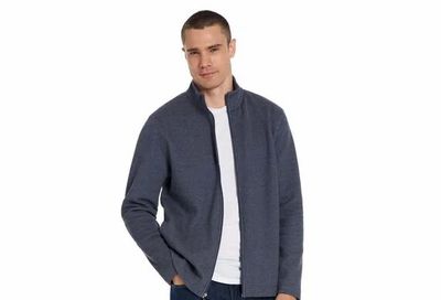 Walmart: Van Heusen Full Zip Fleece Sweater - $7