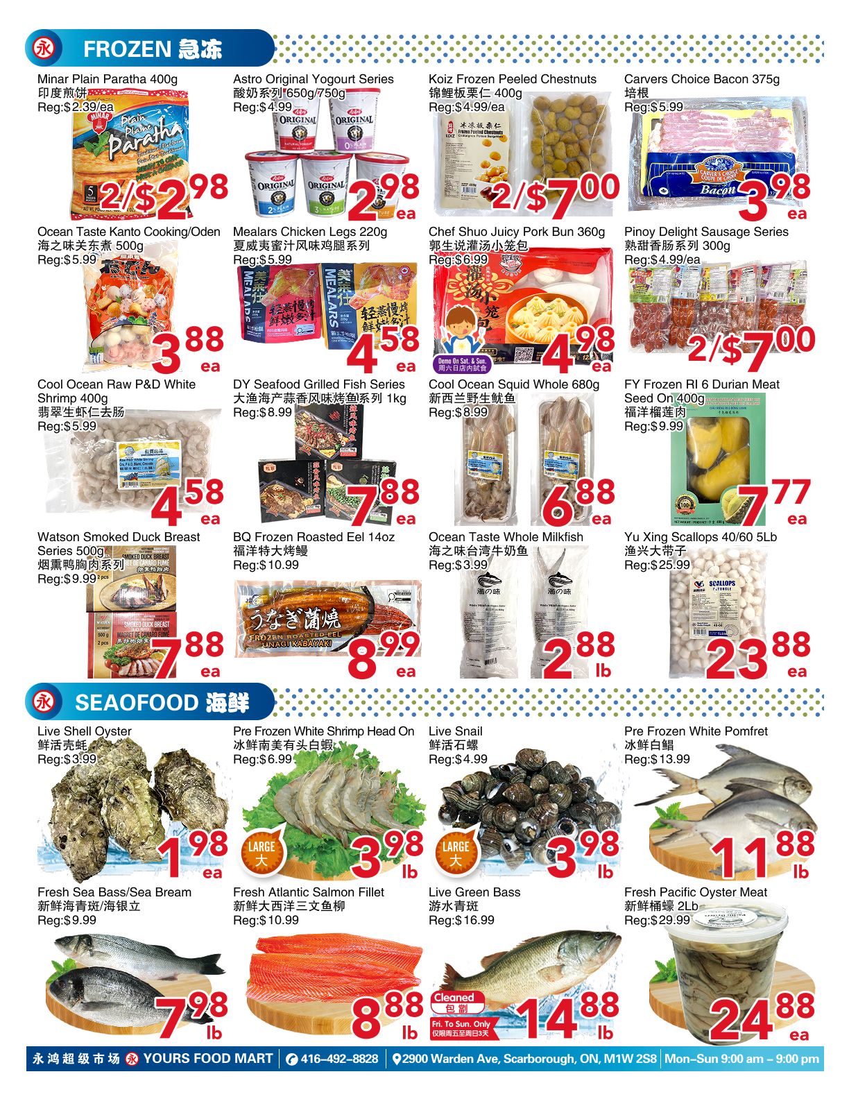 Yours Food Mart Flyer September 4 to 10