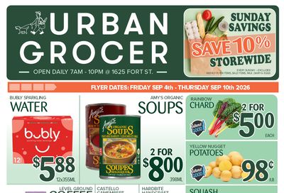 Urban Grocer Flyer September 4 to 10