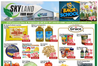Skyland Food Mart Flyer September 4 to 10
