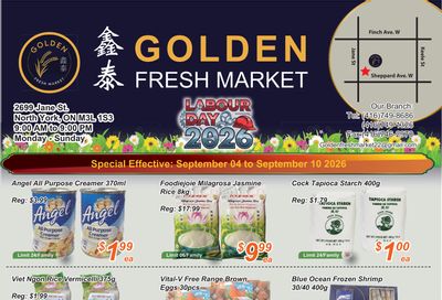 Golden Fresh Market Flyer September 4 to 10