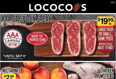 Lococo's Flyer September 4 to 10