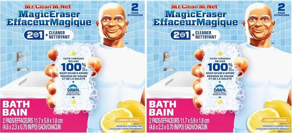 Amazon.ca: Mr. Clean Magic Eraser Sponge, Bathroom Cleaner (2ct x 2pack) $7.58 w S&S Amazon.ca: Mr. Clean Magic Eraser Sponge, Bathroom Cleaner (2ct x 2pack) $7.58 w S&S