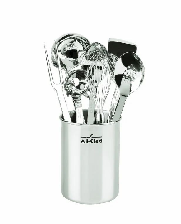 Costco: ($99.99) All-Clad Stainless Steel Kitchen utensil set, 8 piece, Costco Costco: ($99.99) All-Clad Stainless Steel Kitchen utensil set, 8 piece, Costco