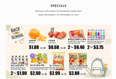 Rice World Supermarket Flyer September 5 to 11