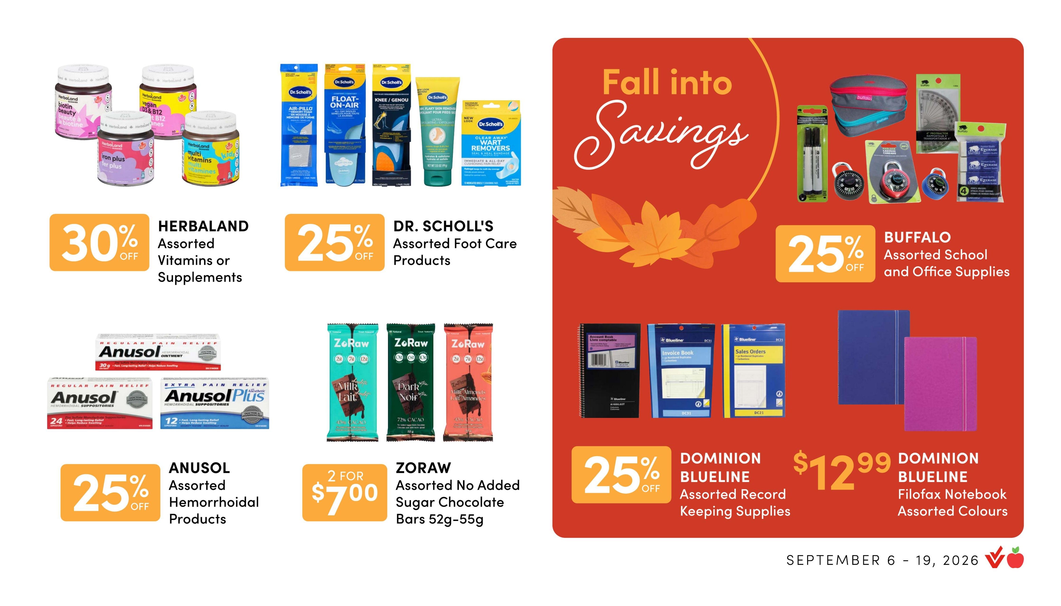Value Drug Mart Flyer September 6 to 19