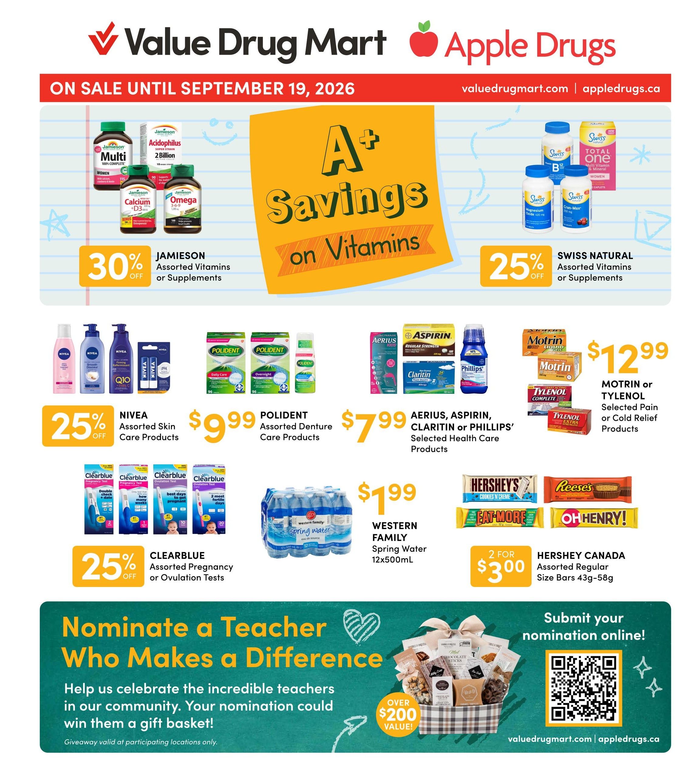 Value Drug Mart Flyer September 6 to 19