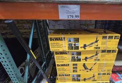 Costco: DEWALT 3-ton low-profile hydraulic floor jack. $179.99