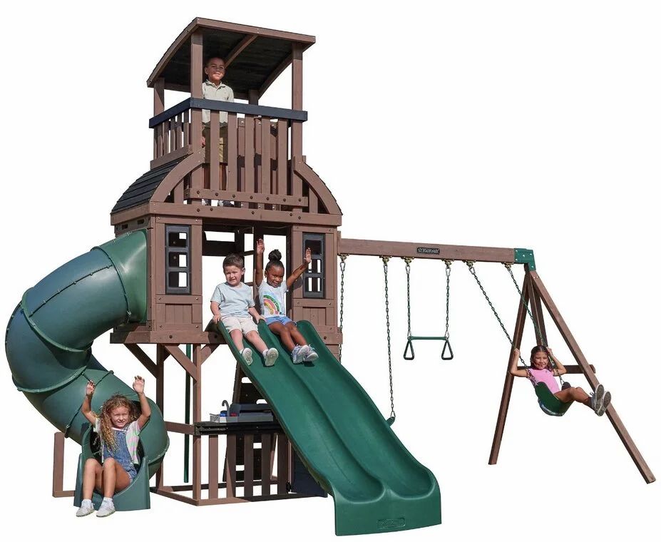 Costco: KidKraft Summit Vista Swing Set Costco: KidKraft Summit Vista Swing Set