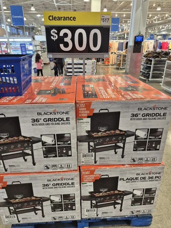 Walmart: 36inch Blackstone Griddle-$300 Walmart: 36inch Blackstone Griddle-$300