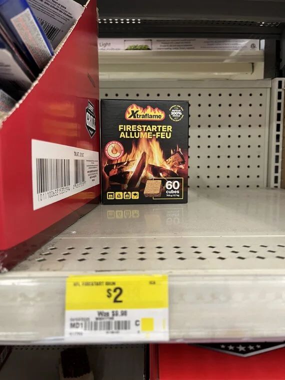 Walmart: Firestarter 60 cubes $2 ymmv in store only Walmart: Firestarter 60 cubes $2 ymmv in store only