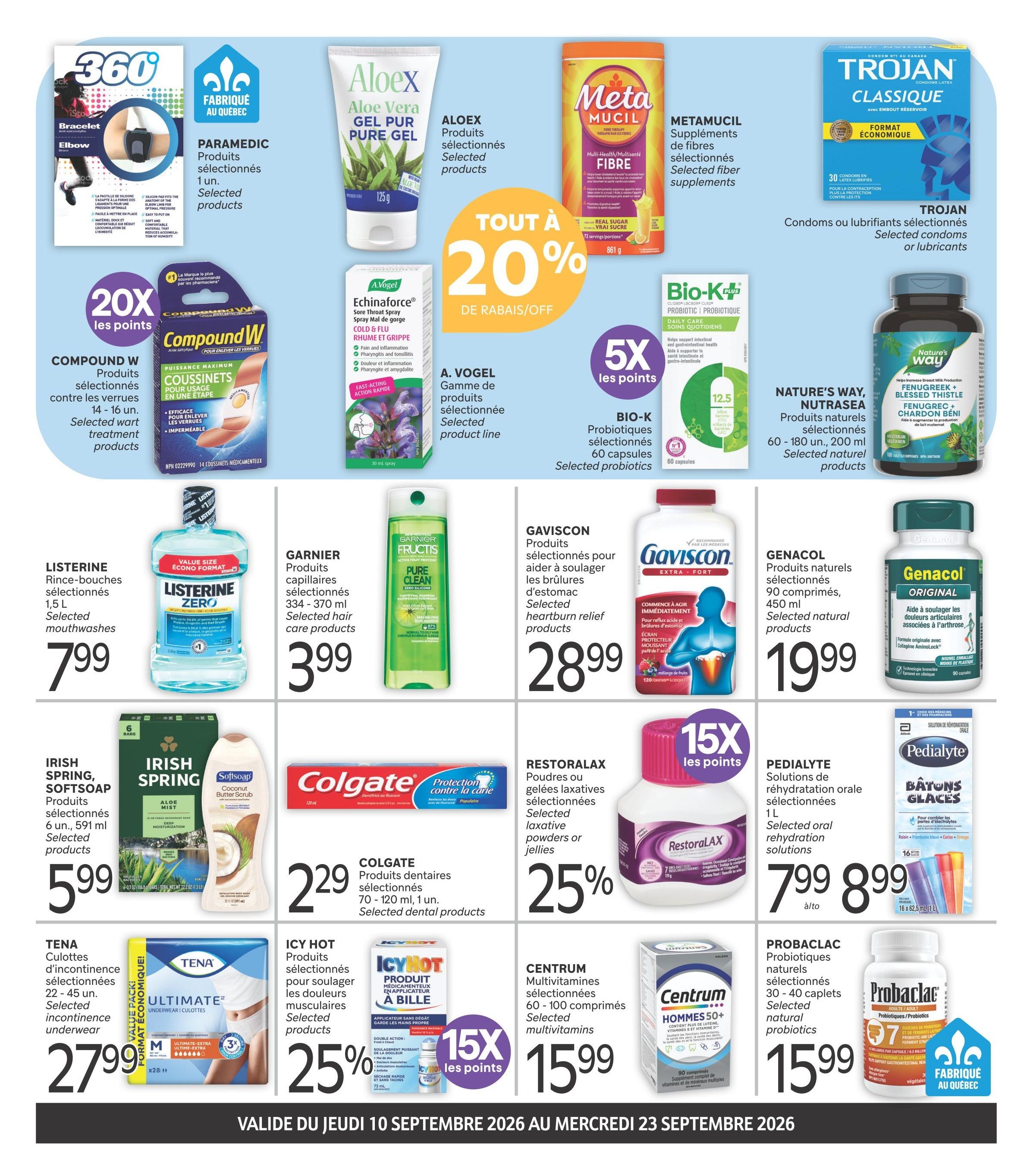 Brunet Clinique Flyer September 10 to 23