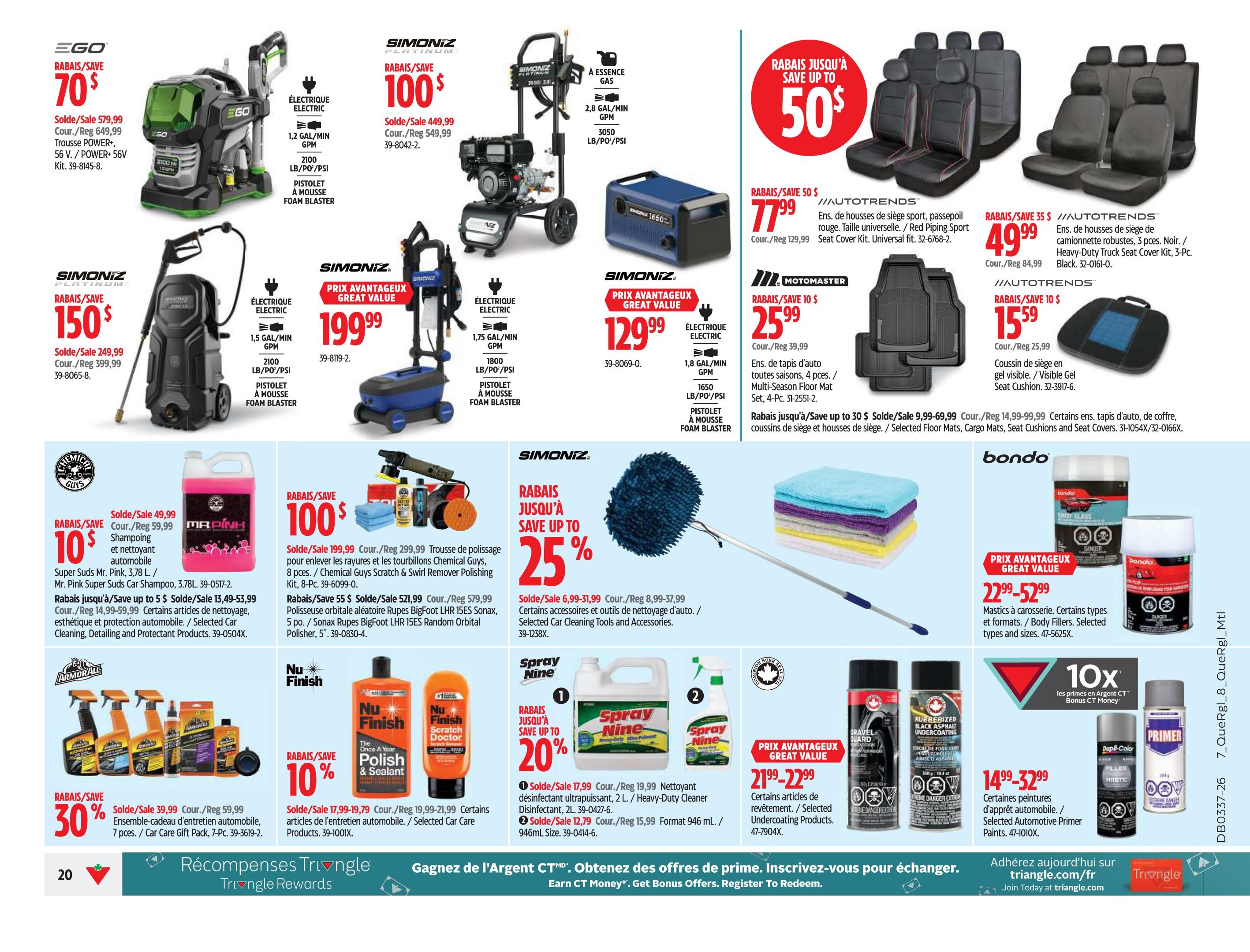 Canadian Tire (QC) Flyer September 10 to 16