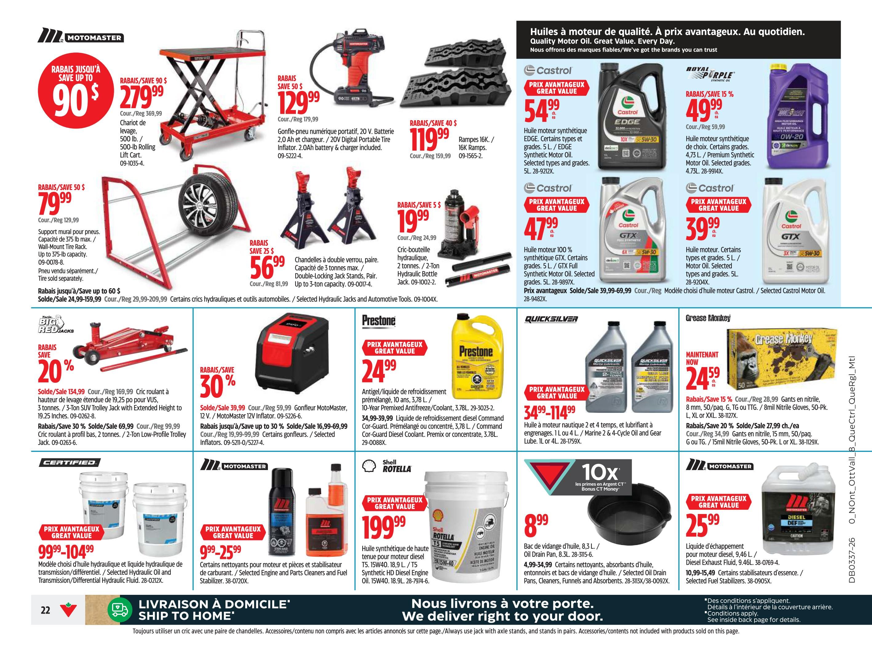 Canadian Tire (QC) Flyer September 10 to 16