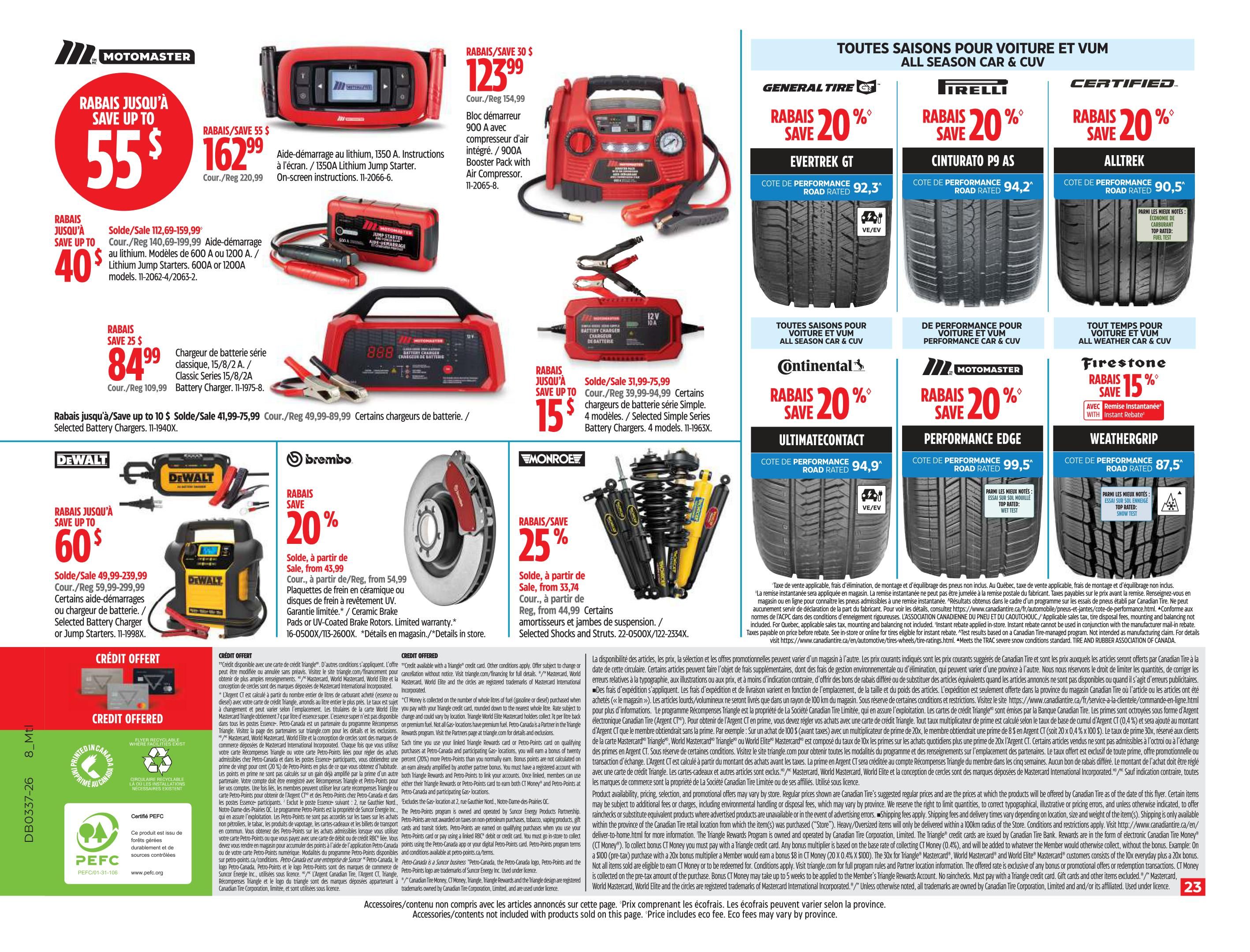 Canadian Tire (QC) Flyer September 10 to 16