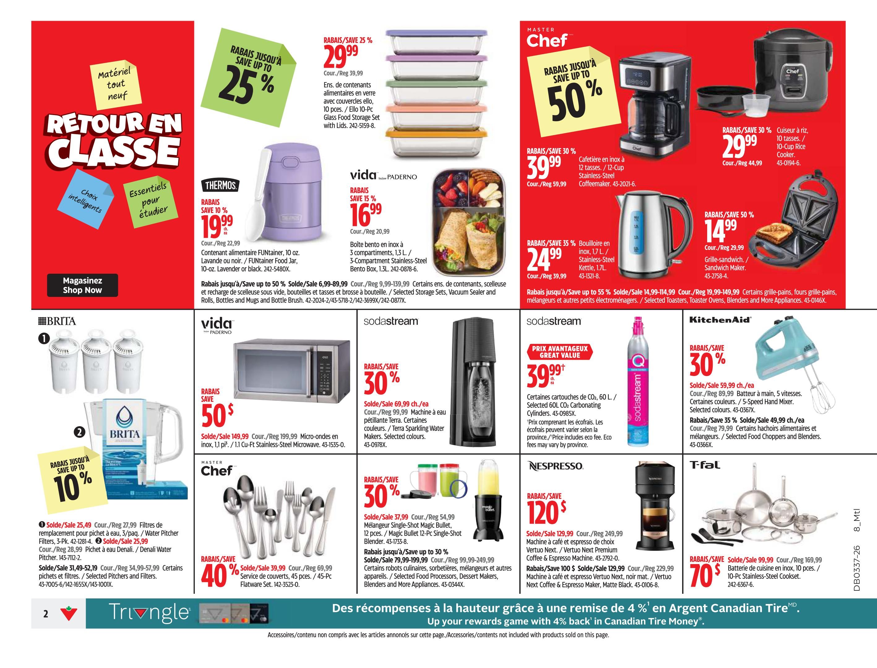 Canadian Tire (QC) Flyer September 10 to 16