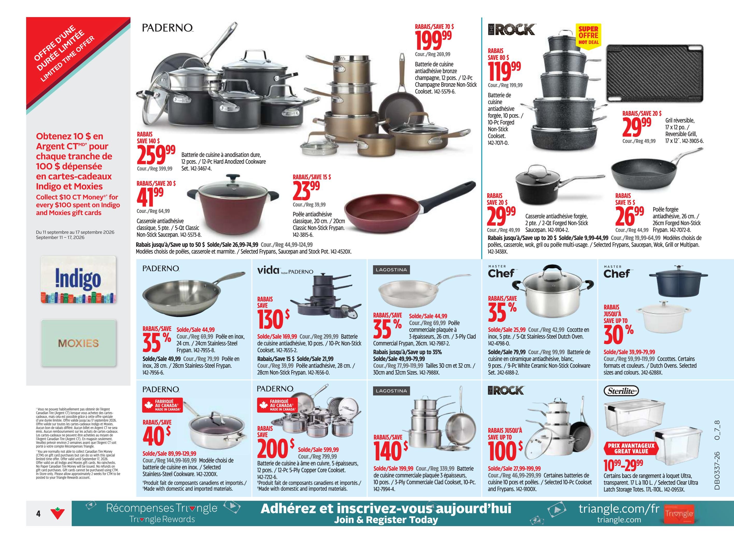 Canadian Tire (QC) Flyer September 10 to 16