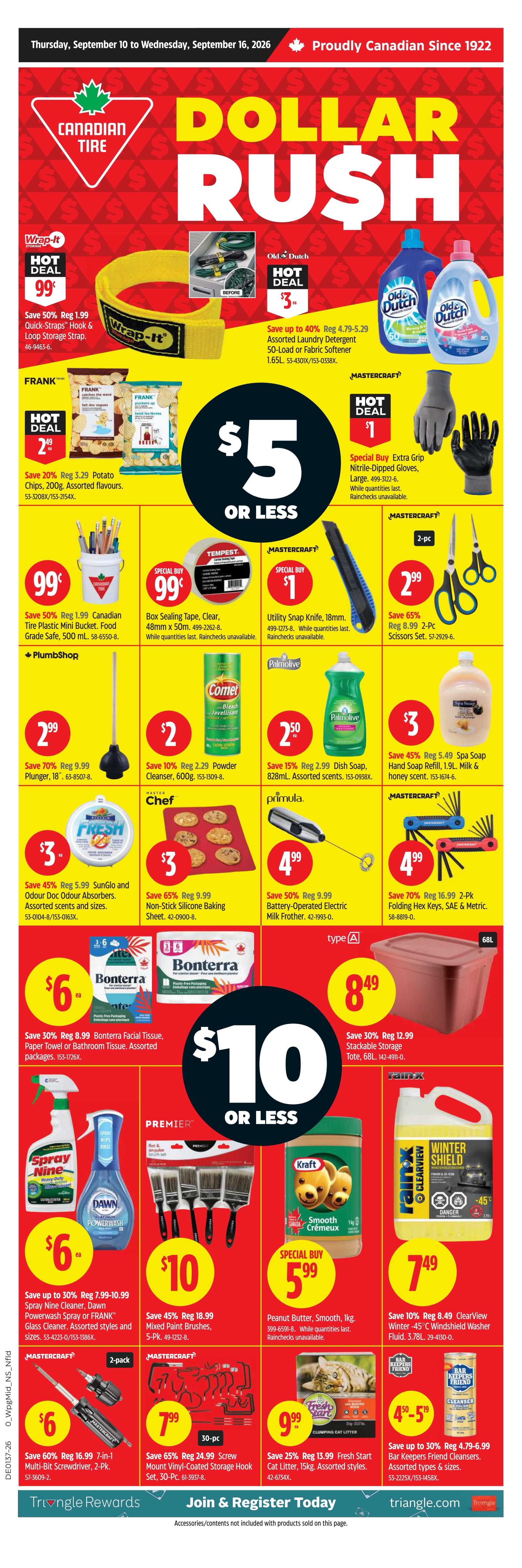 Canadian Tire (Atlantic) Flyer September 10 to 16