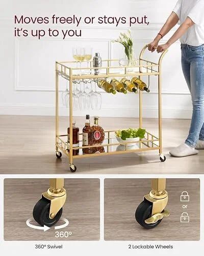 Amazon.ca: Home Bar Serving Cart for Dining Room – $90 Amazon.ca: Home Bar Serving Cart for Dining Room – $90