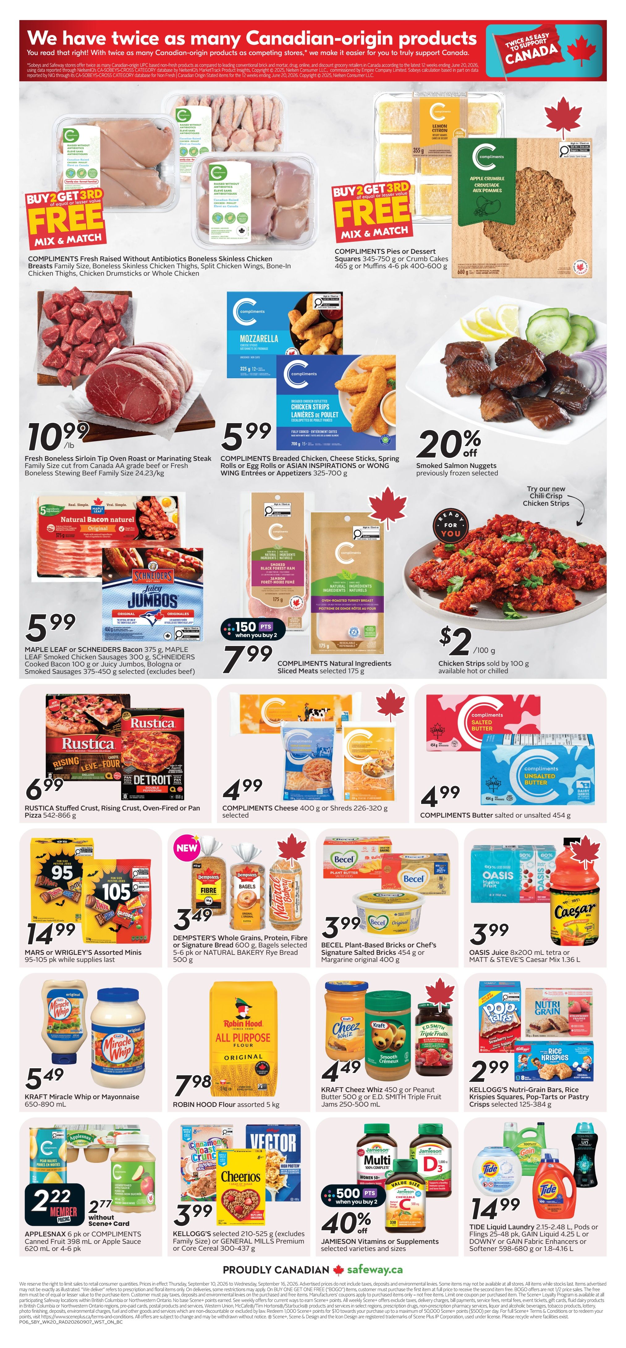 Safeway (BC) Flyer September 10 to 16
