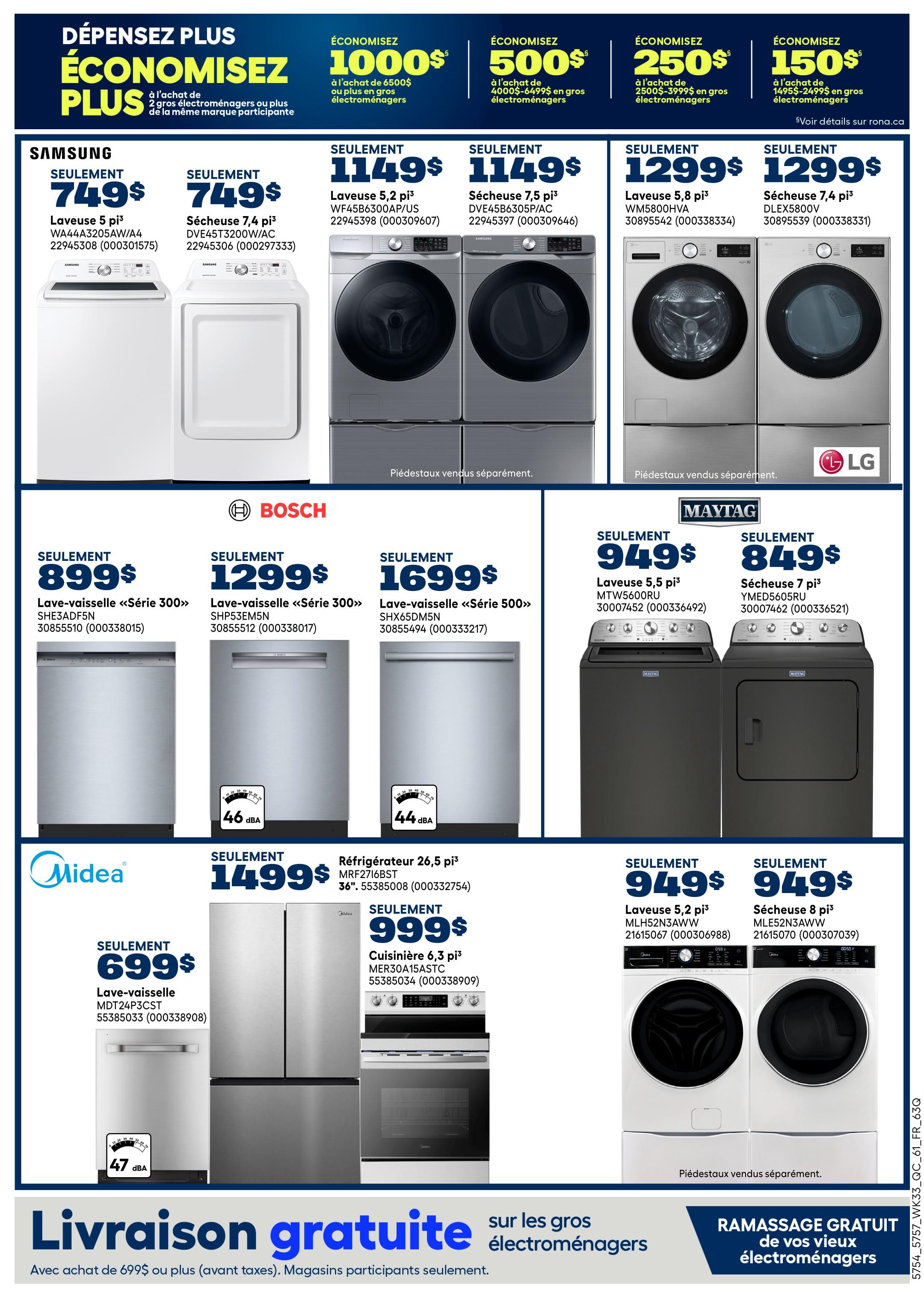 Rona & Rona+ (QC) Flyer September 10 to 16